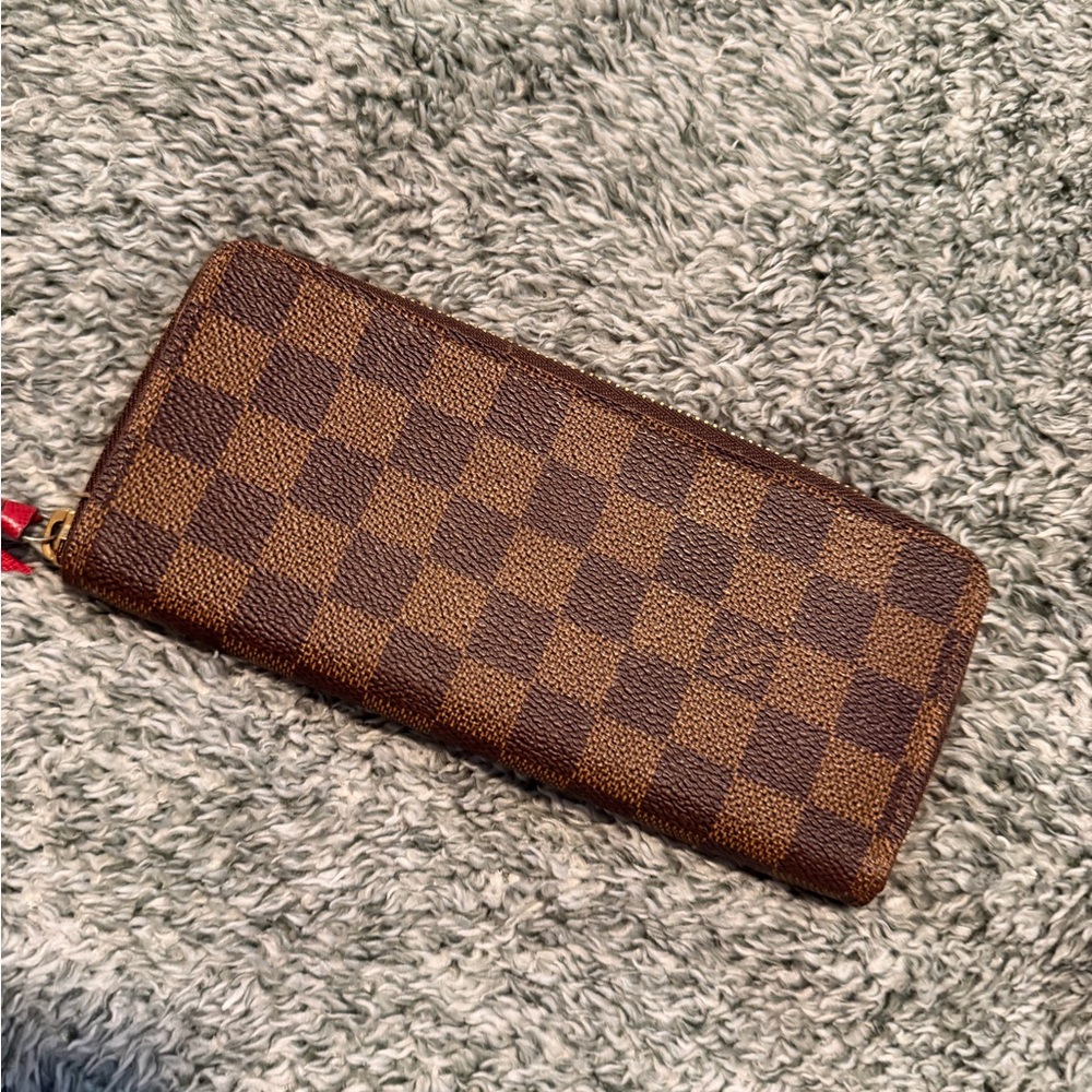 Louis Vuitton Brown Checkered Wallet